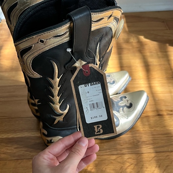 Idyllwind by Miranda Lambert Black and Gold Western Cowboy Boots - Picture 3 of 11